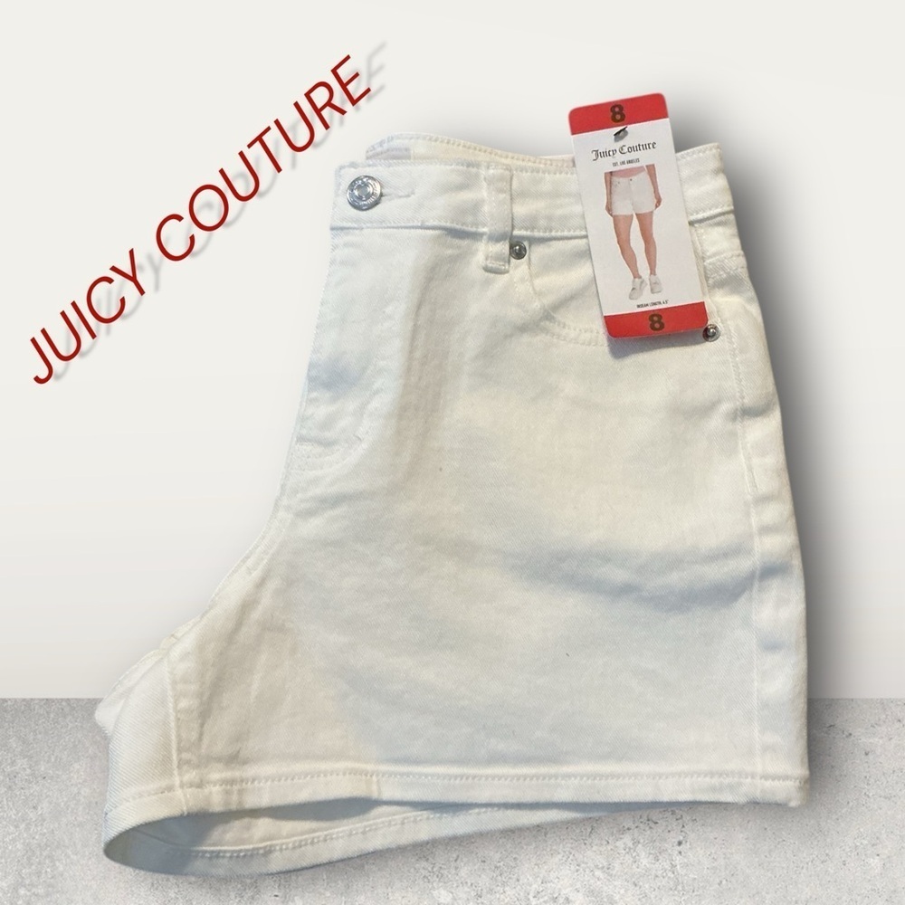 🌺NWT:JUICY COUTURE WHITE DENIM SHORTS